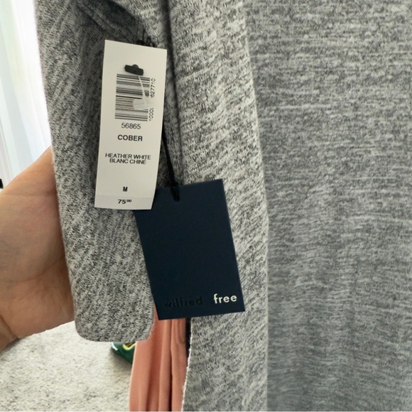 Wilfred Free Cober Heather White Sweater Dress Size M NWT - Picture 7 of 11